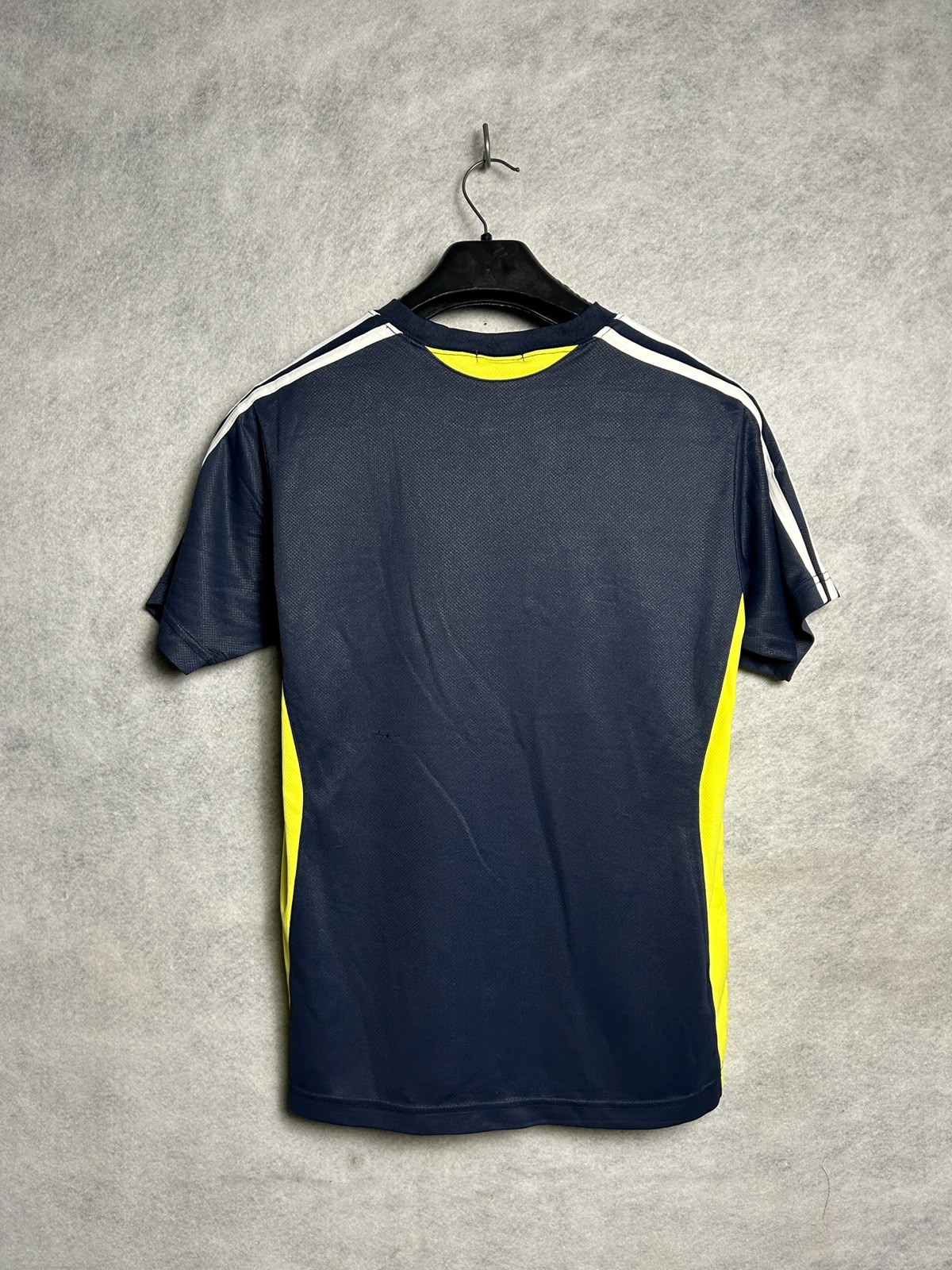 Adidas Blue And Yellow Climalite Round Neck - Nedium