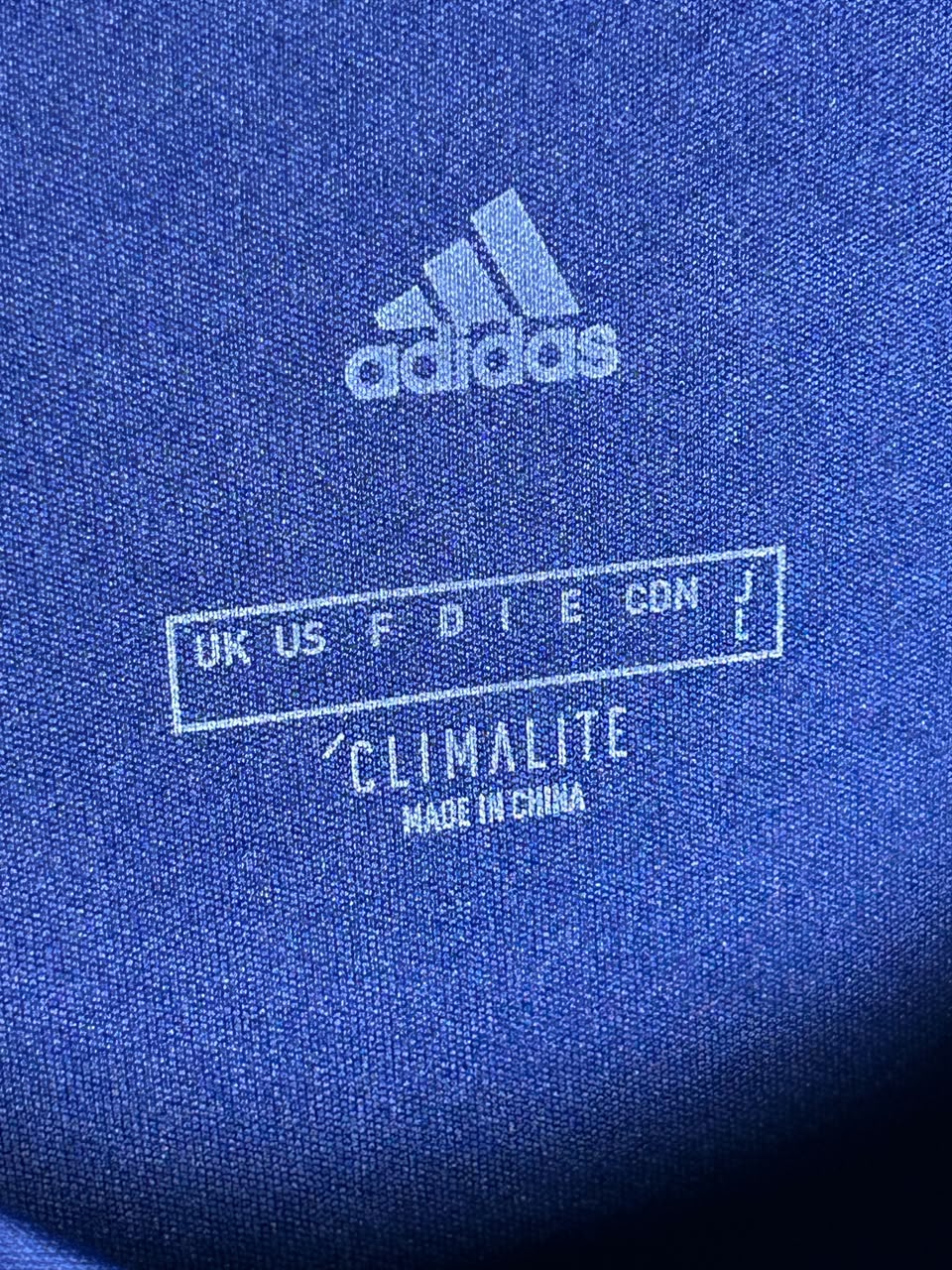 Adidas Climalite Blue JFA Edition Round Neck - Large