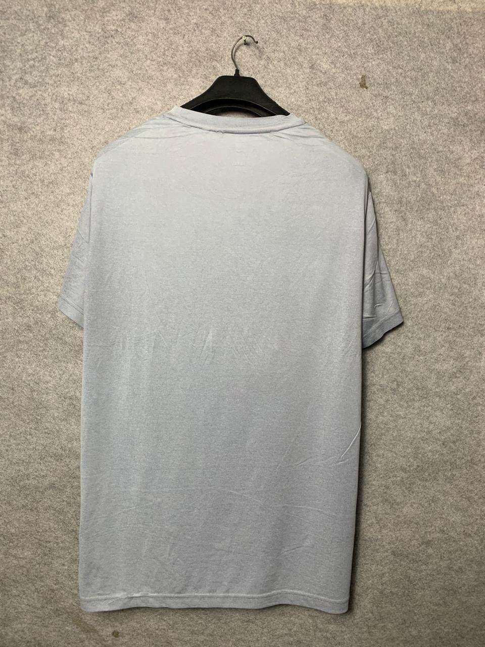 Grey Round Neck Tee - XL