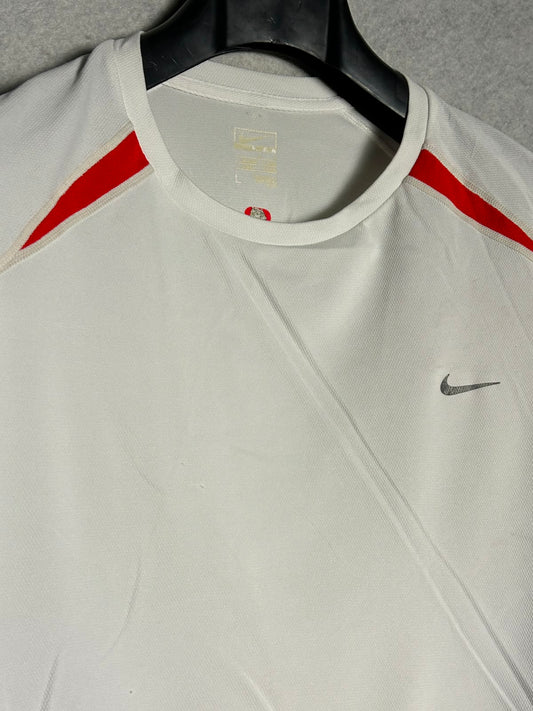 Nike White Round Neck - Large