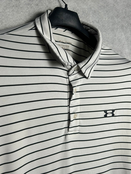 Under Armour White Polo - XL