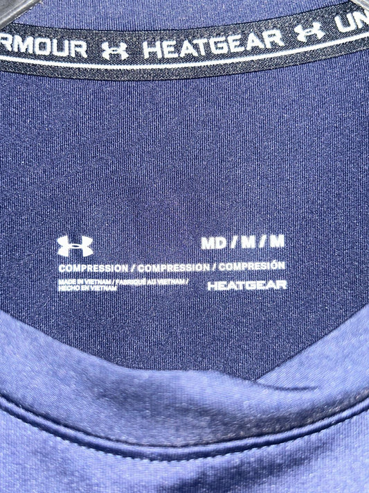Under Armour Heat Gear Ink Blue Baseball - Medium