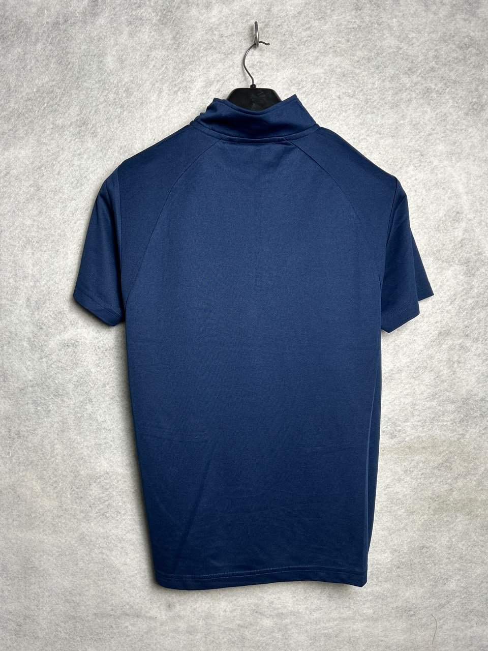 Fila Blue Half Zip Polo - Medium