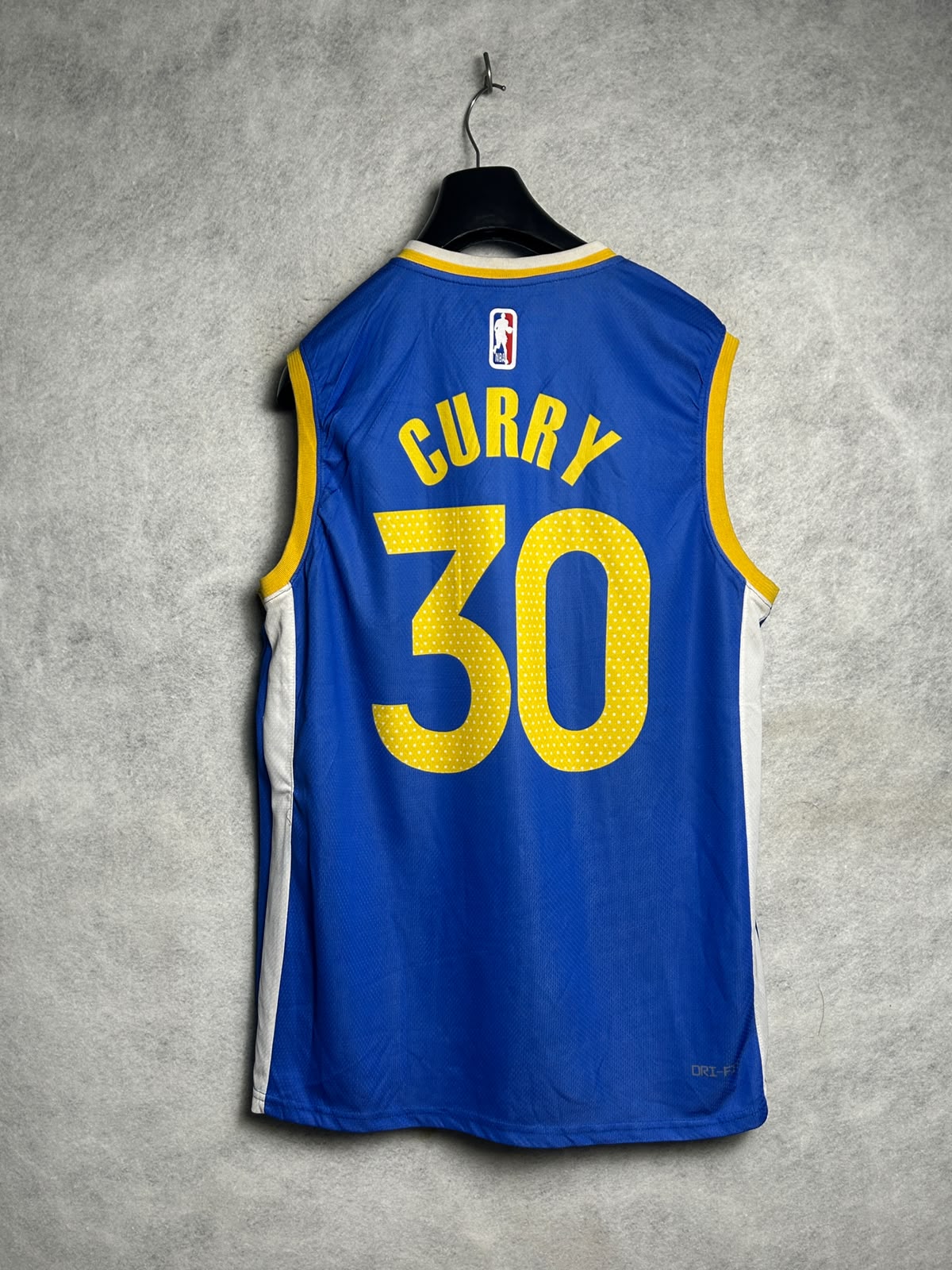 Nike Blue Big Logo Goldenn State V Neck - 3XL