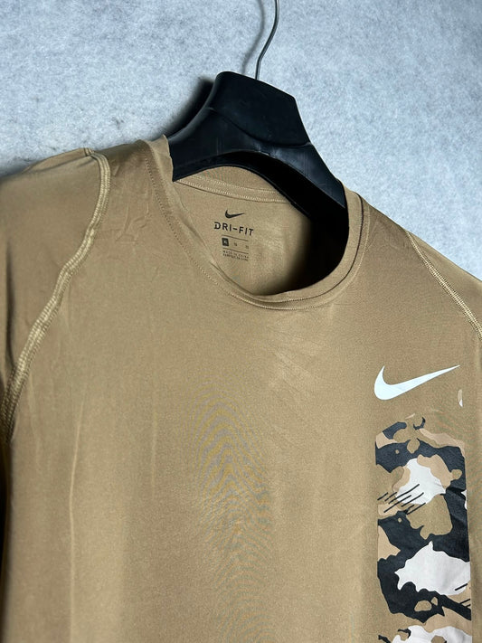 Nike Dri Fit Brown Printed - XL