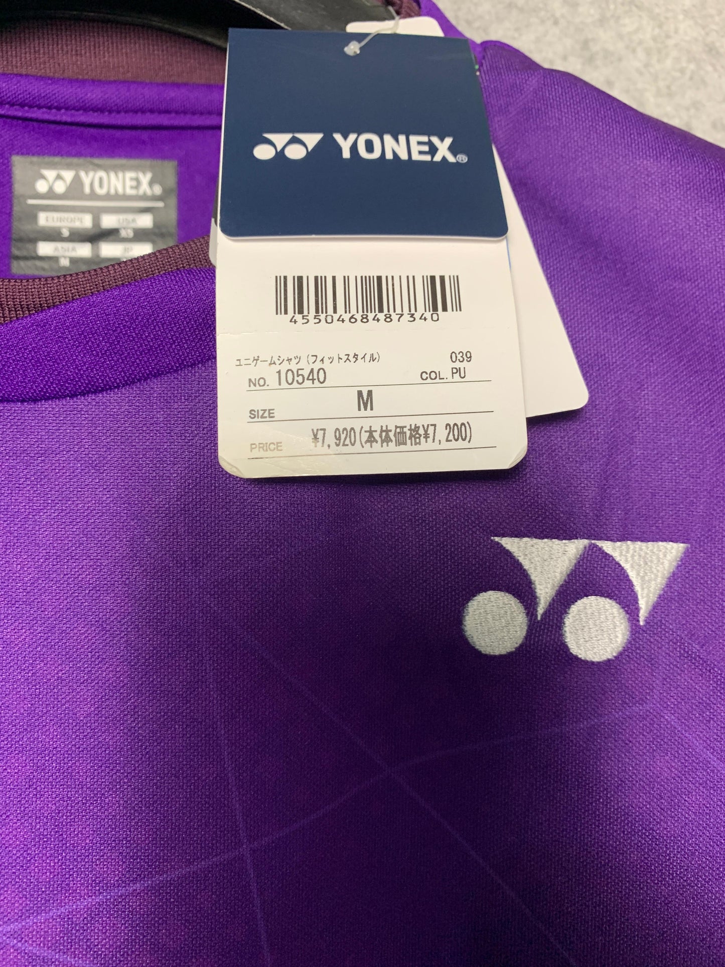 Yonex Purple Round Neck - Medium