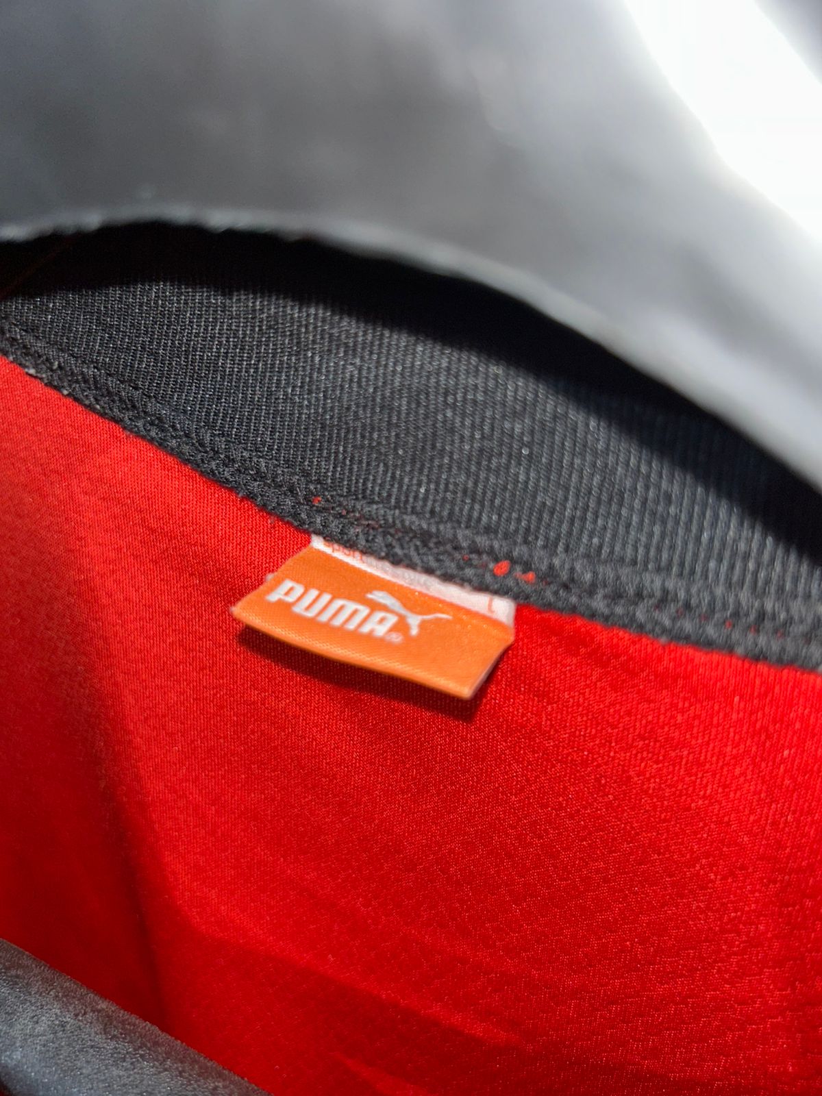 Puma Red Black Tee - Large