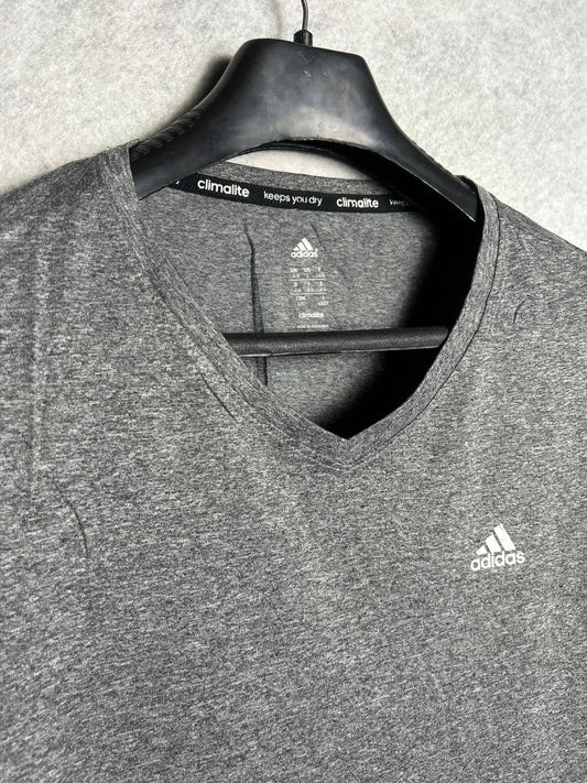 Adidas Climalite Grey Round Neck - Large