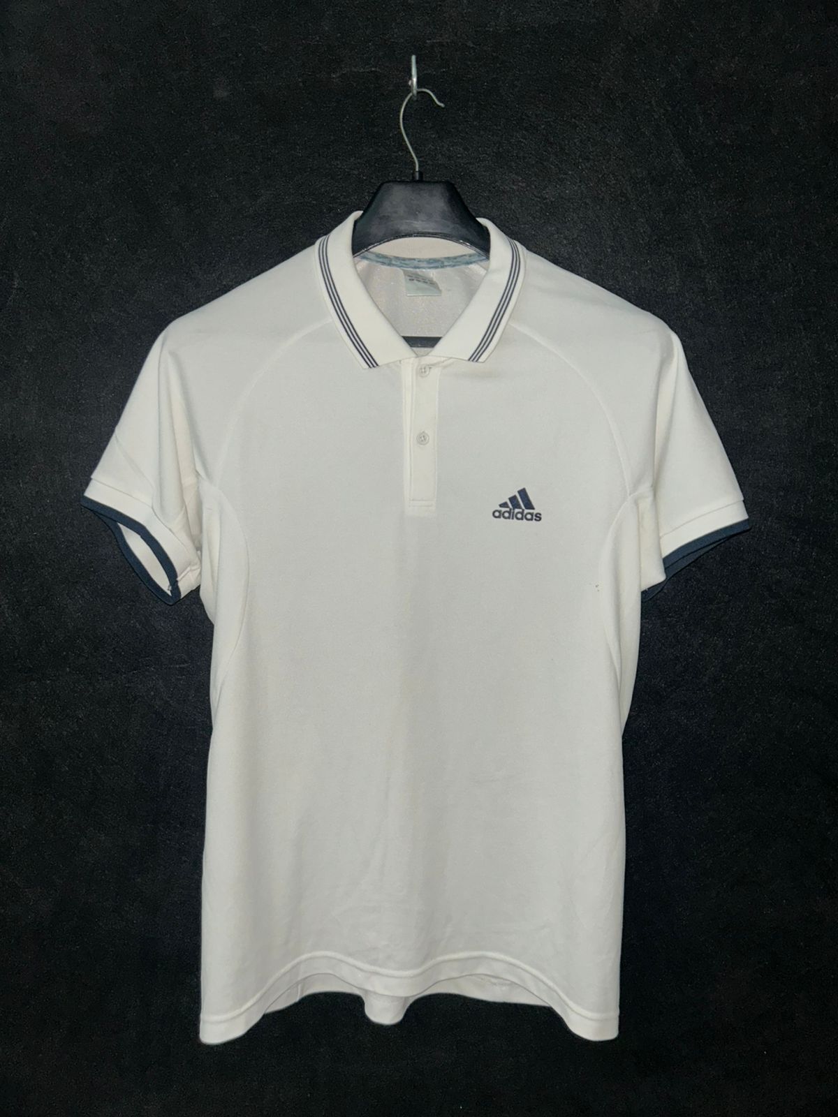Adidas White Polo - Large