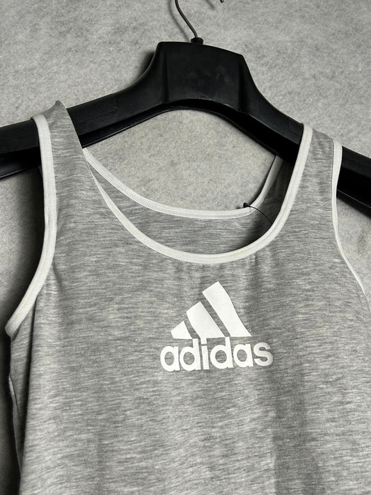 Adidas Grey Tank Top - Large