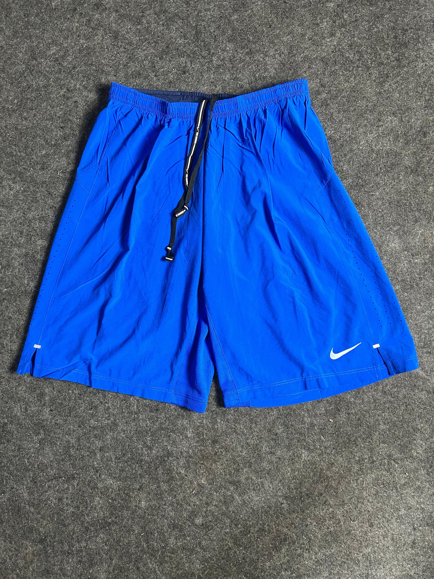 Nike Running Blue Shorts - Large