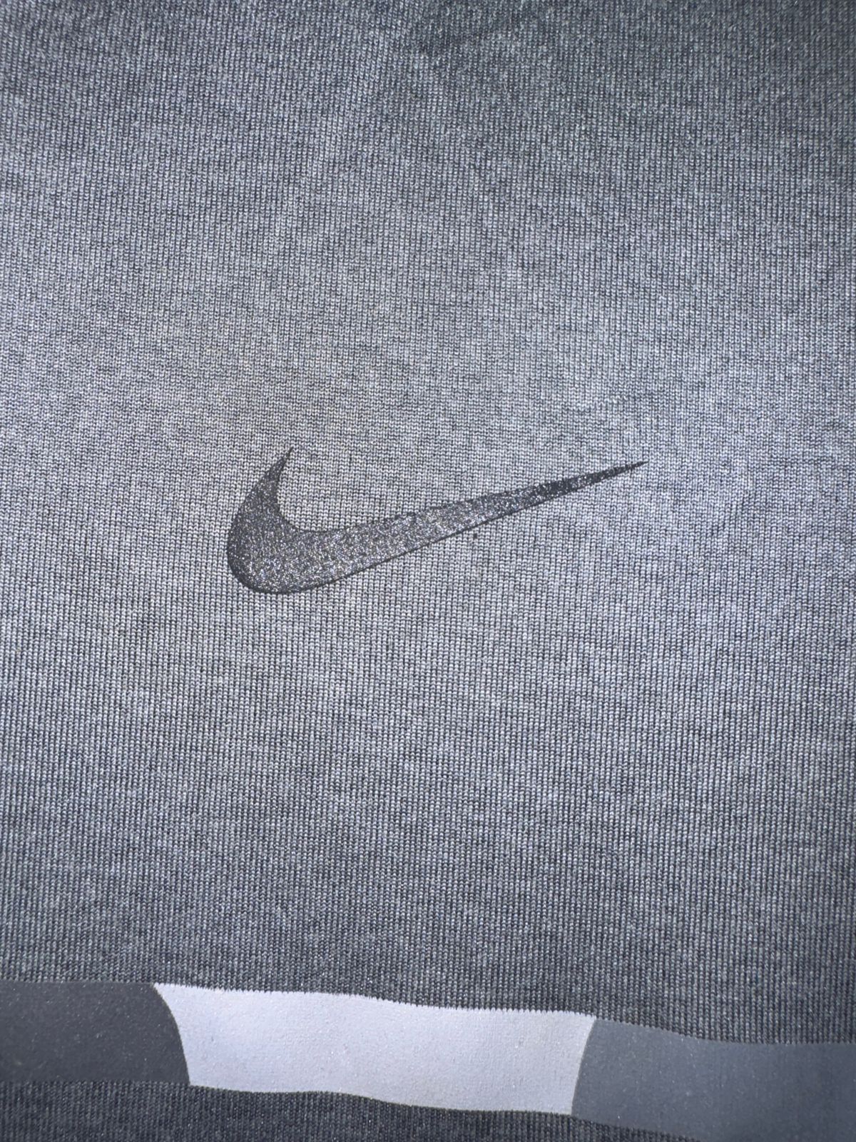 Nike Grey V Neck - Medium