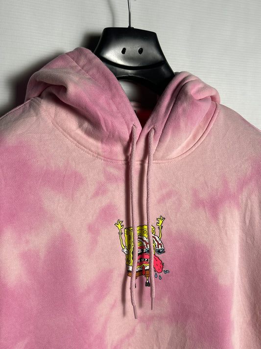 H&M Pink Printed Hoodie - Large