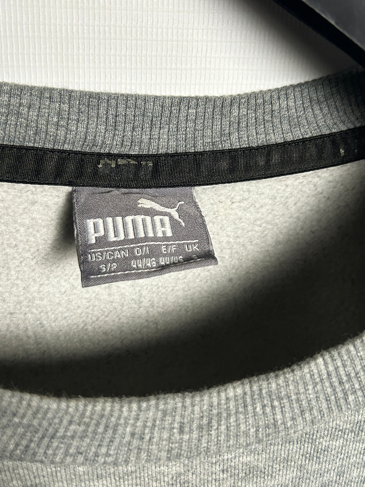Puma Big Logo Grey Sweater - Small