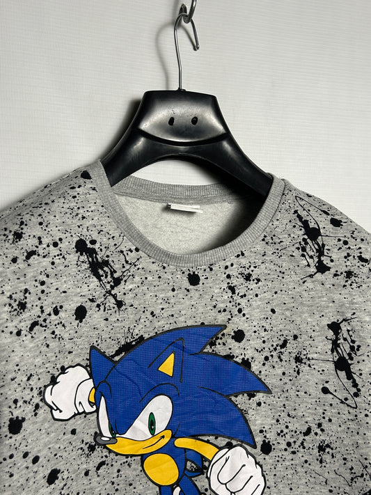 Sonic Big Logo Grey Sweater - Medium