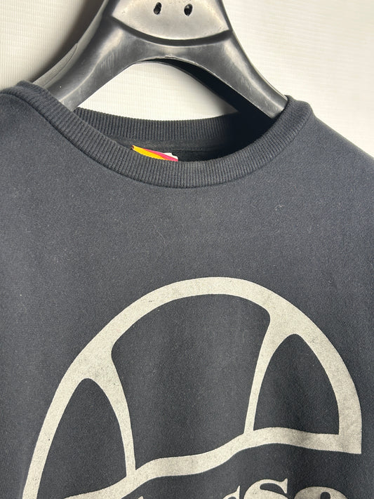 Ellesse Big Logo Black Sweater - Medium