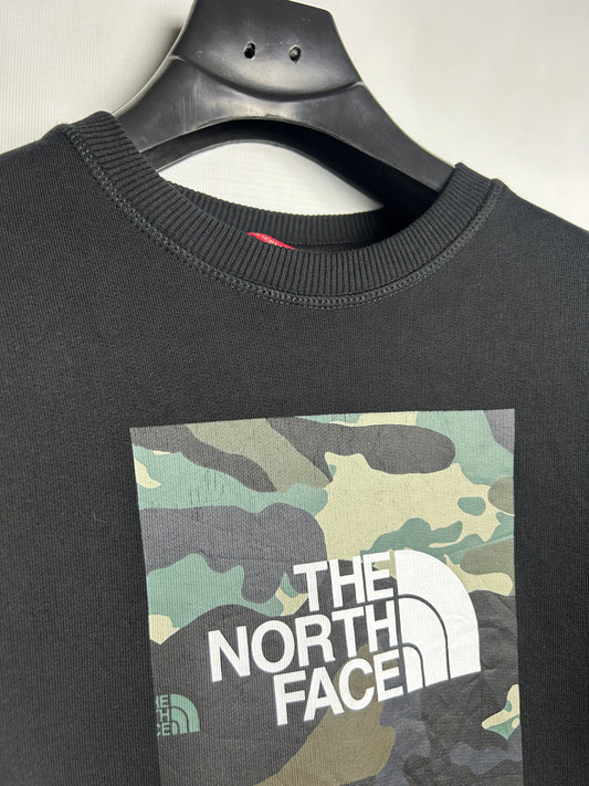 The North Face Big Logo Black Sweater - XL