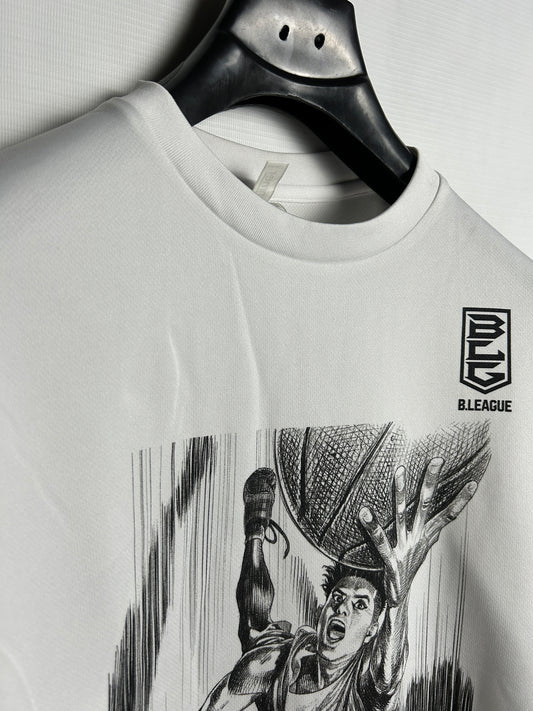 Glimmer White Big Logo Round Neck - Large
