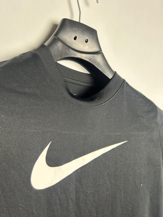 The Nike Tee Dri Fit Black Round Neck - Large