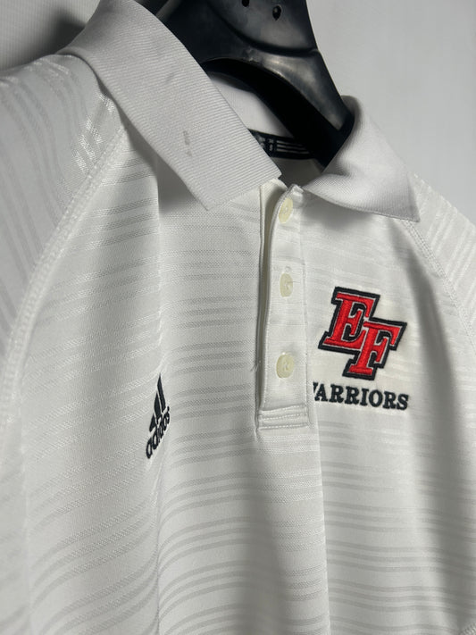 Adidas Climalite White Polo - Large