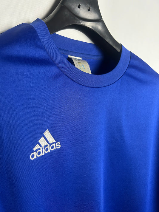 Adidas Blue Round Neck - Medium