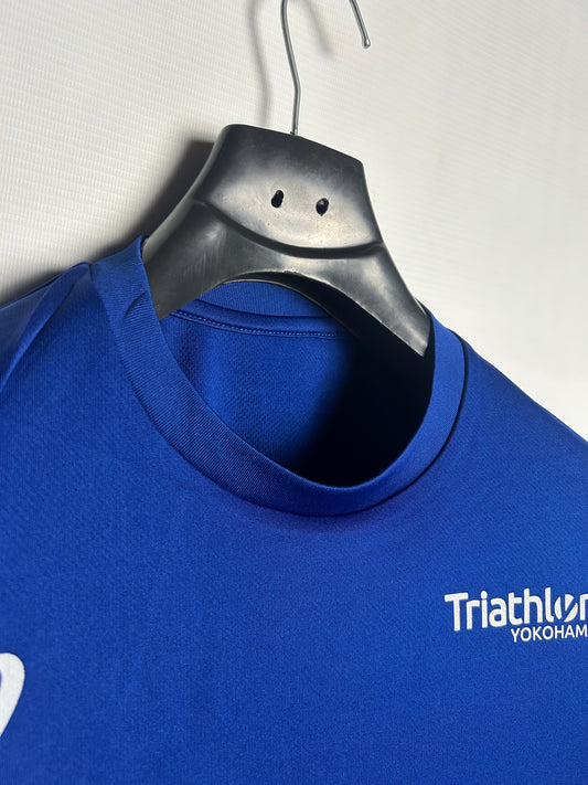 Asics Blue Round Neck - Medium