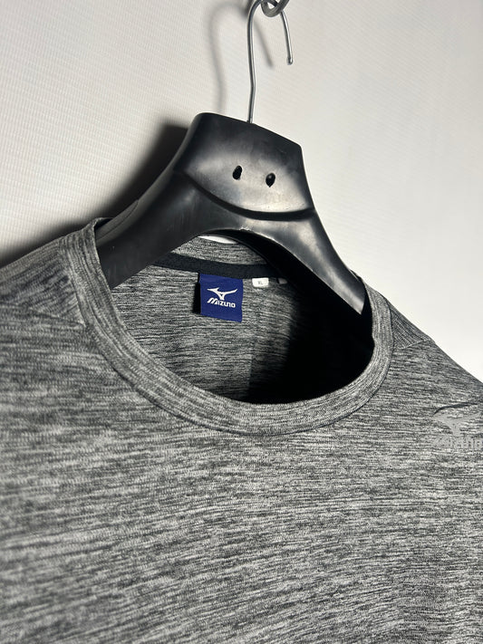 Mizuno Grey Round Neck Full Sleeves - XL