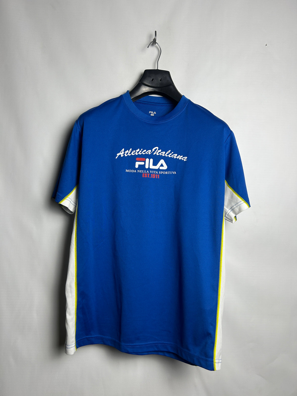 Fila Big Logo Blue Round Neck - Large