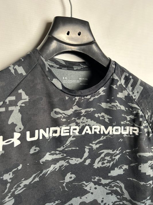 Under Armour Big Logo Heat Gear Round Neck - Small