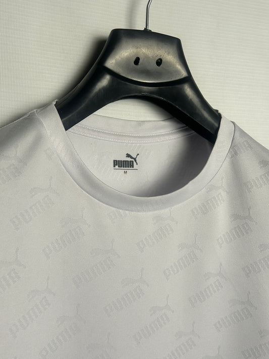 Puma White Round Neck - Medium