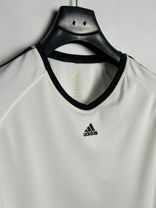 Adidas White Round Neck - Medium