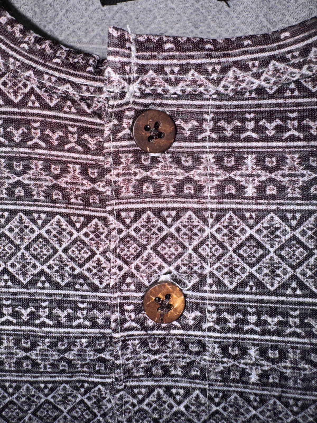 Pre Loved Traditional Ajrak Design Tee - Medium