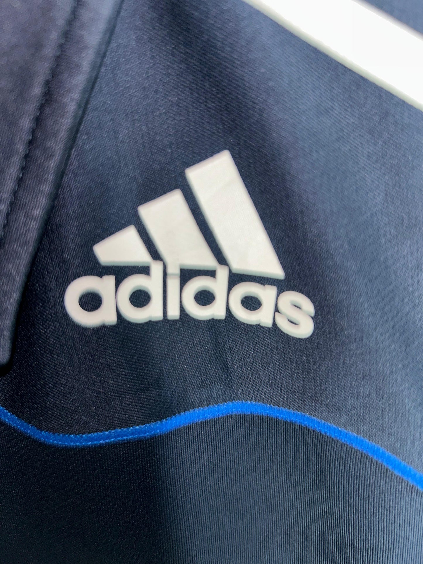 Adidas Blue Polo - Medium