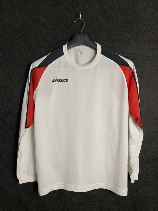 Asics Red & White Full Sleeves - Small
