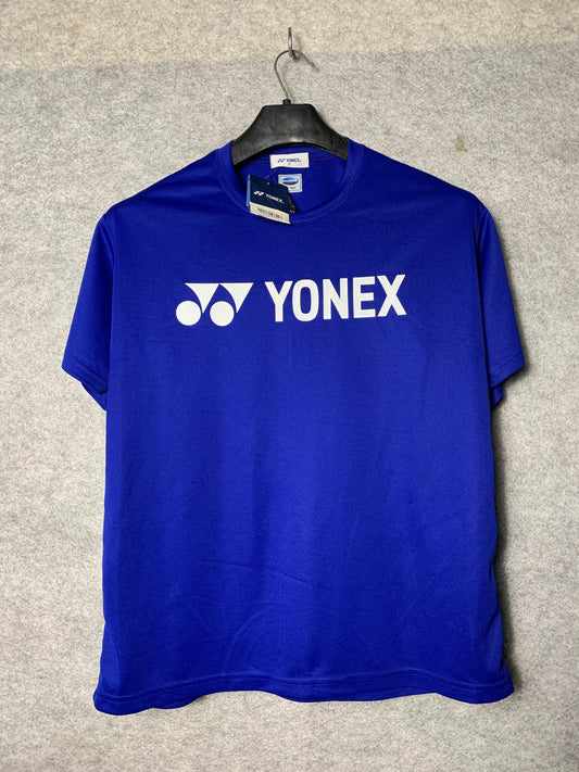 Yonex Blue Round Neck Tee - Medium