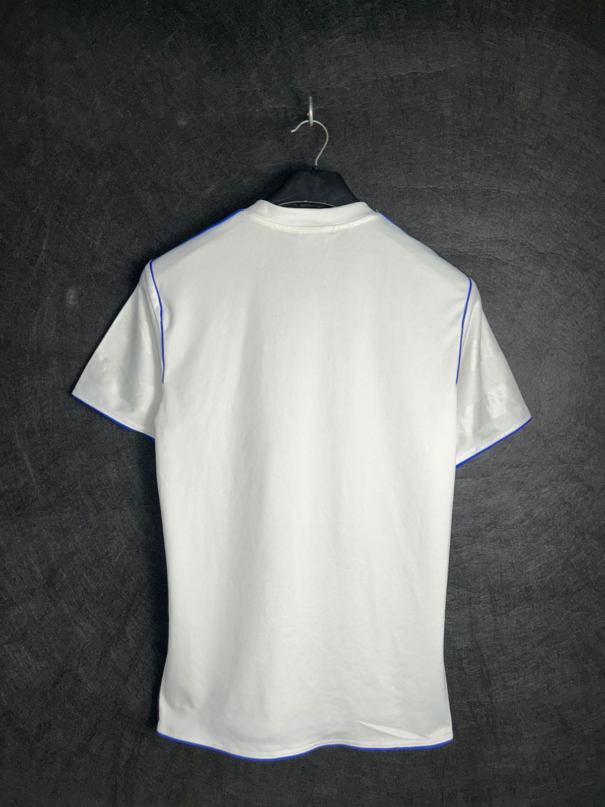 Adidas White & Silver Lines Tee - Medium