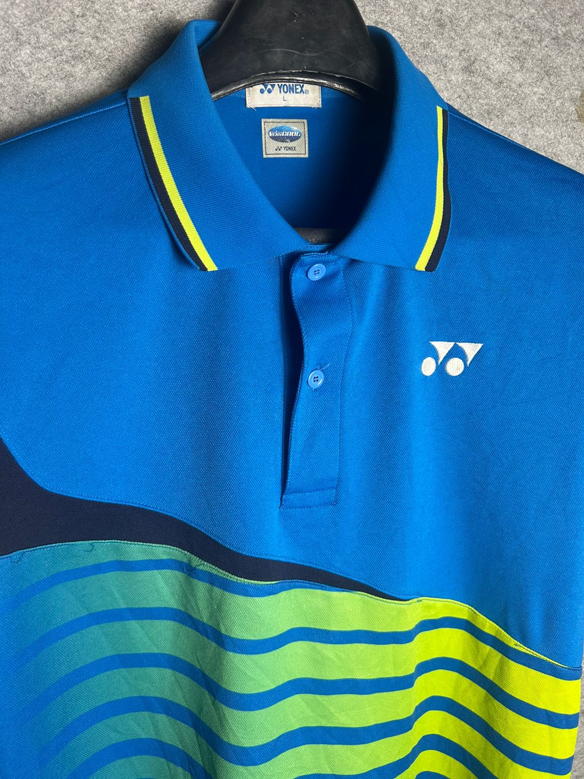 Yonex Blue & Green Polo - Large