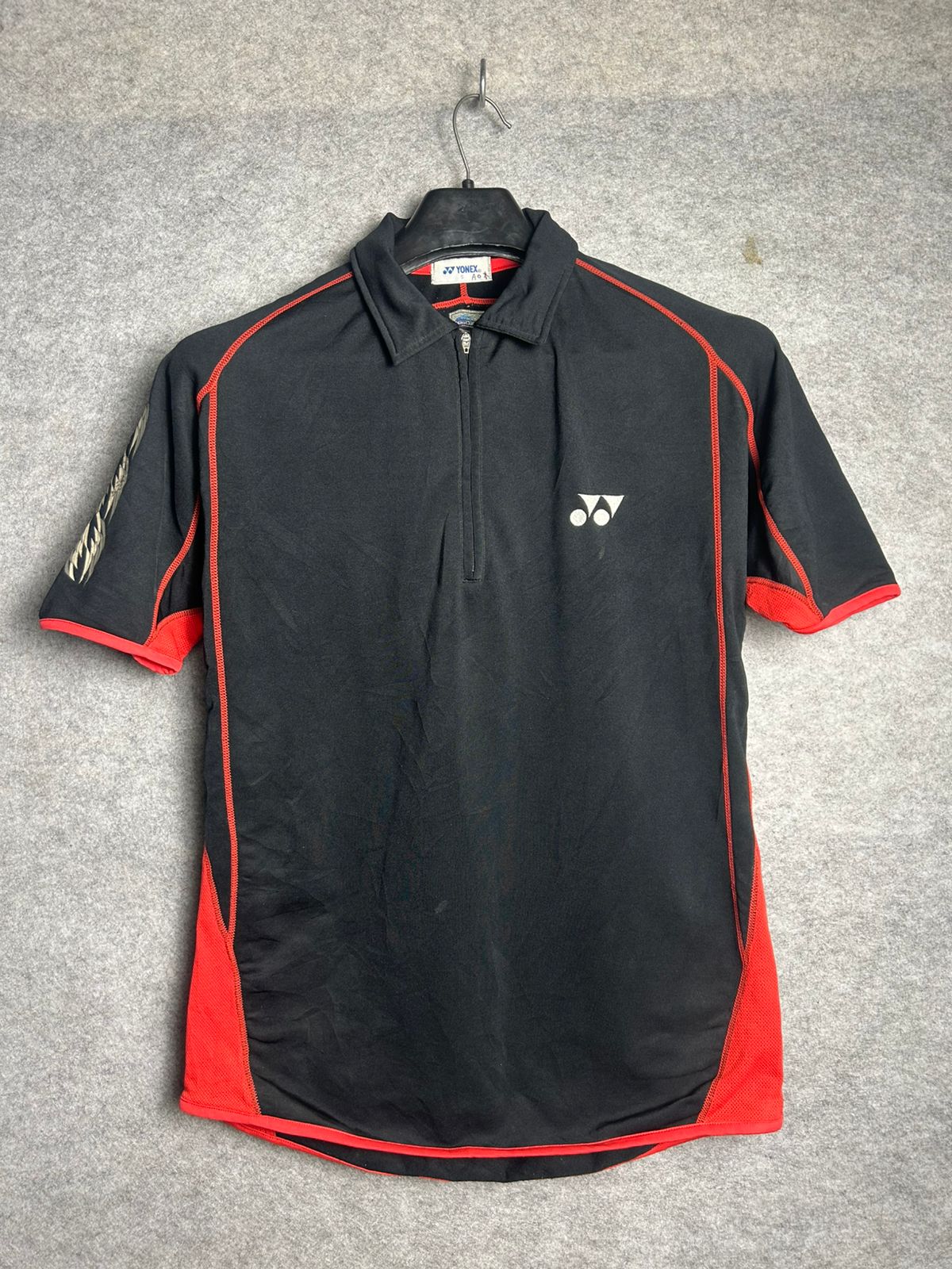 Yonex Black And Red Polo - Small