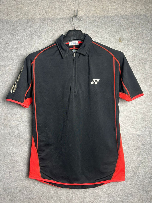 Yonex Black And Red Polo - Small