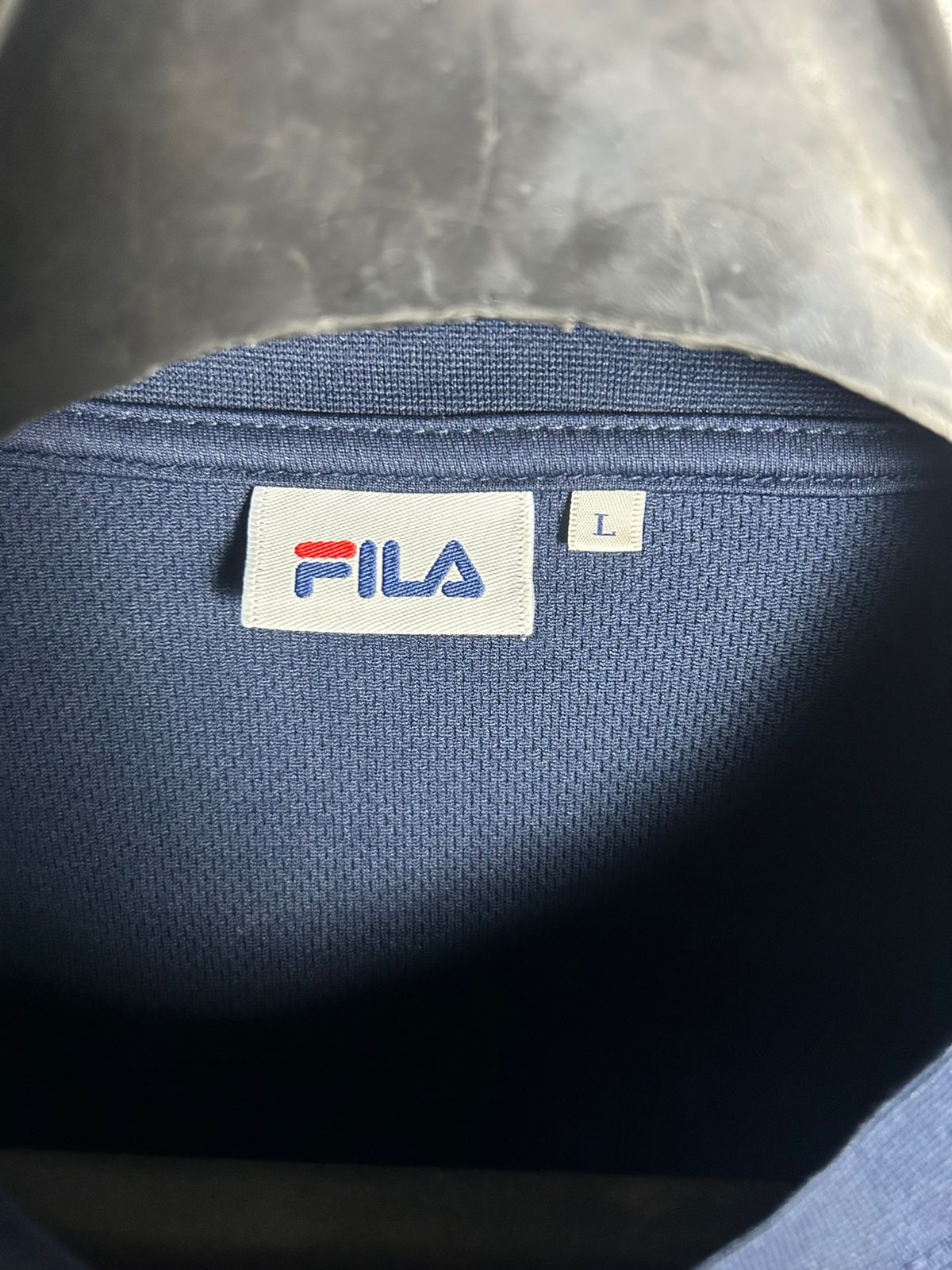 Fila Blue Printed Logo Tee - Large