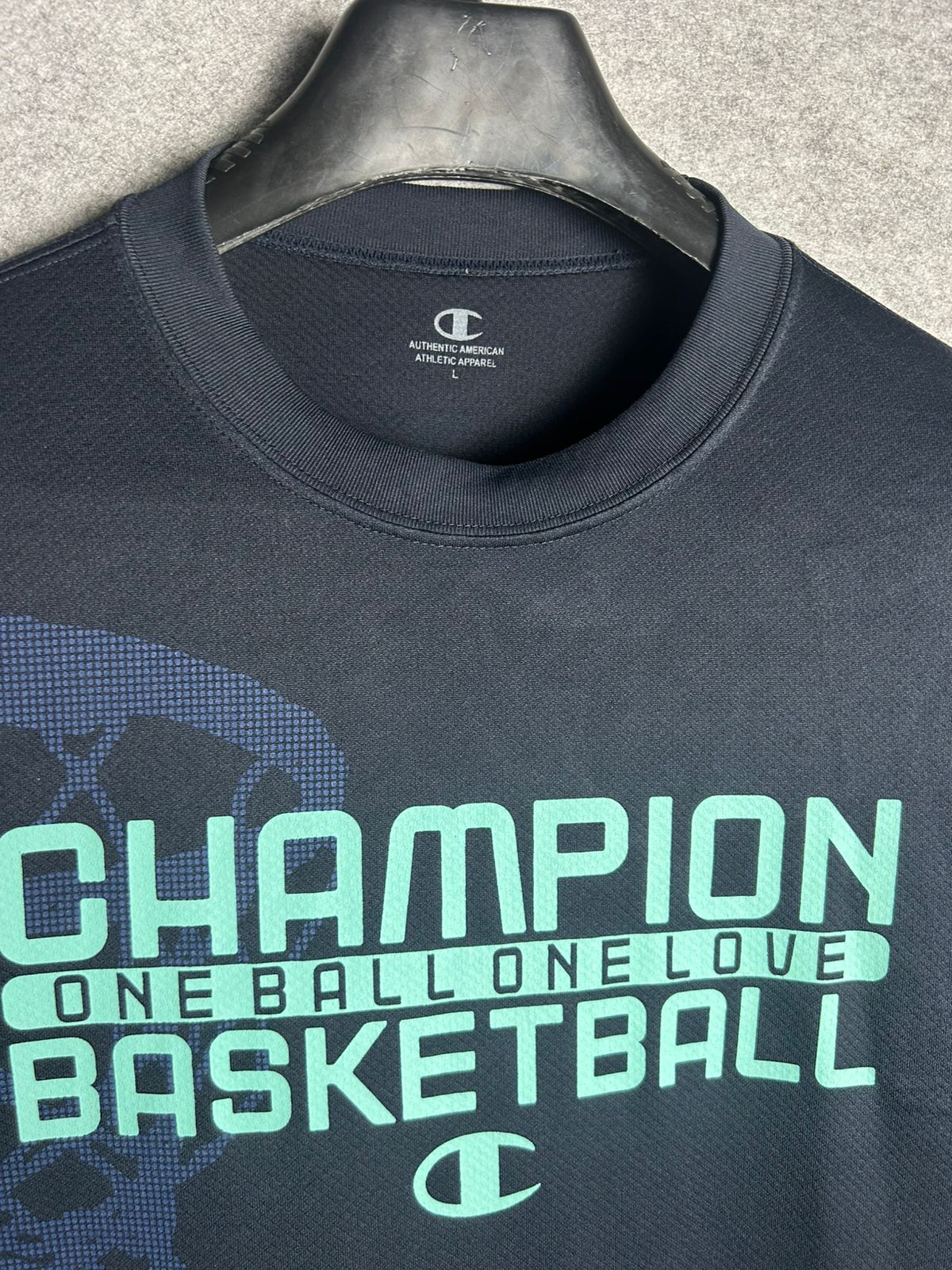 Champion One Ball One Love Logo Tee - Large