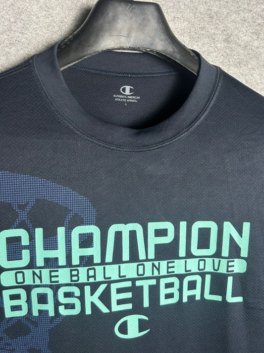 Champion One Ball One Love Logo Tee - Large