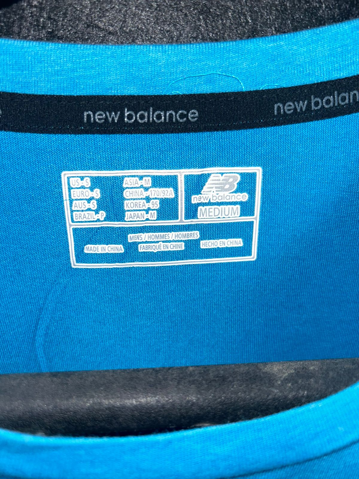 New Balance Blue Round Shirt - Medium
