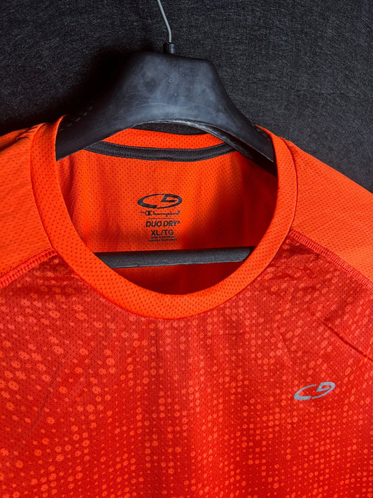 Champion Duo Dry Orange Round Tee - XL