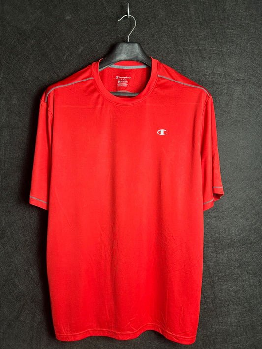 Champion Double Dry Red Round T Shirt  - XL