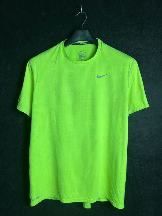 Nike Dry Fit Neon Tee - Large