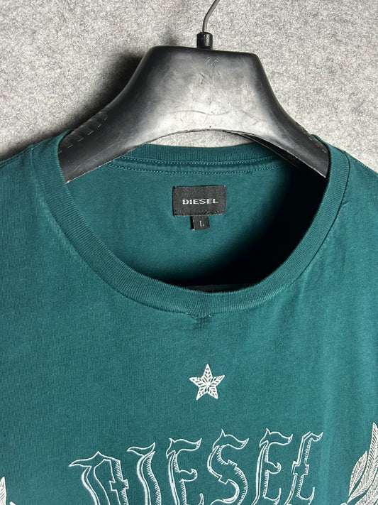 Diesel cadmium green T Shirt - Large