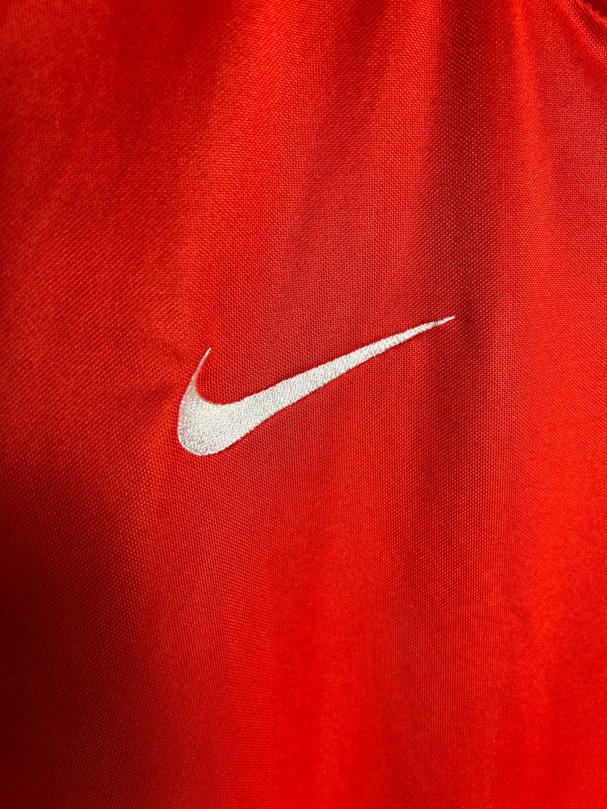 Nike Red/White Round Shirt - XL