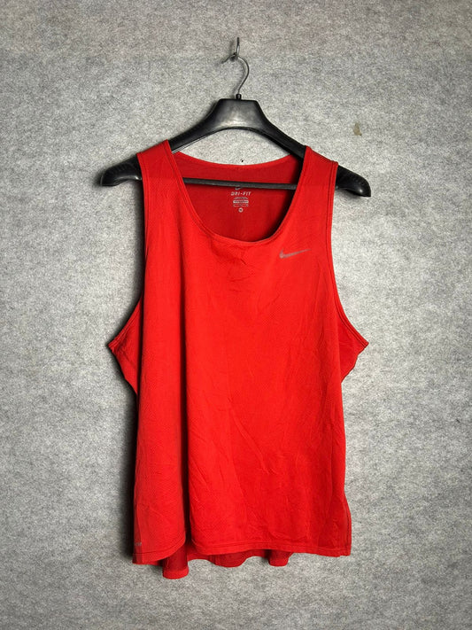 Nike Red Round Sando Shirt - XL