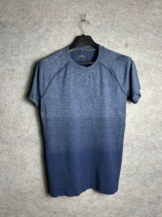 Sports Performance Blue Drop Shoulders Tee - Medium